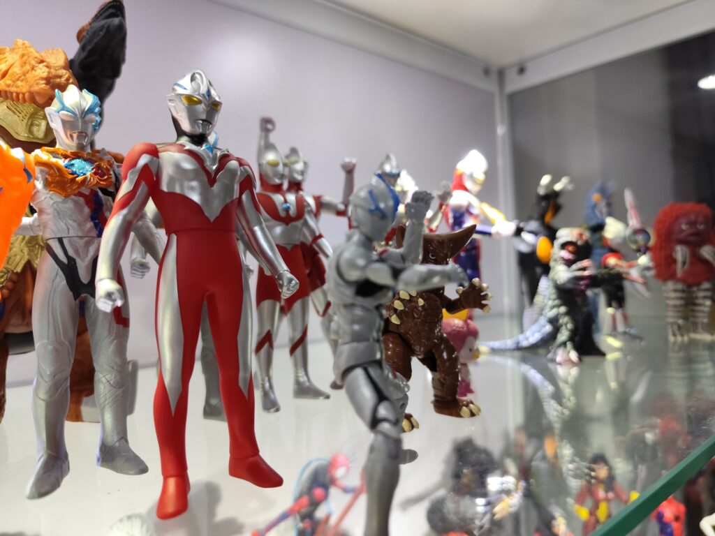 Ultraman toy collection of Mark Pereira